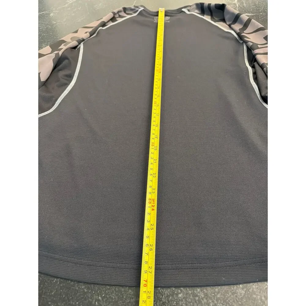UnderArmour Baselayer black and gray camo heatgear LT - Picture 8 of 9